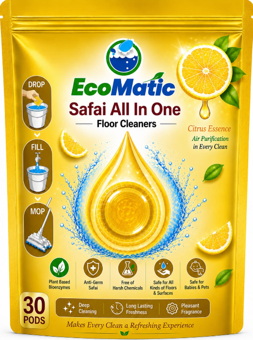EcoMatic Floor Cleaner Pods 60